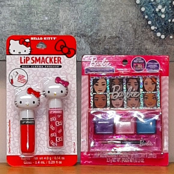 Barbie Other - Barbie/Hello Kitty Flavored Lip Gloss Bundle NWT